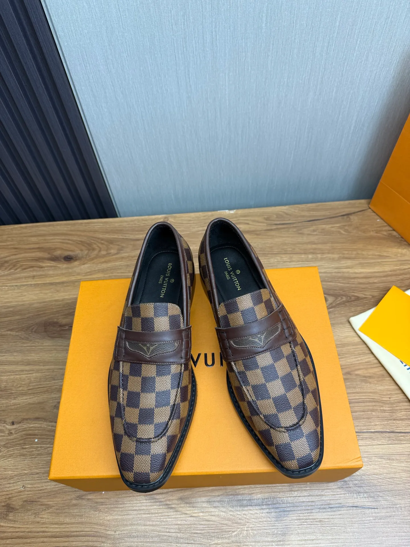 Factory 720💰 LV. Men's business casual leather shoes, all made of imported original brand leather, just to create a more comfortable wearing experience, original non-slip and wear-resistant outsole ✔️16-45 (38.45 non-refundable)
